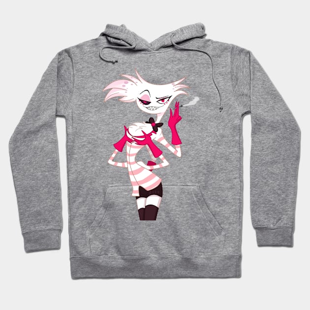 Angel Dust - Hazbin hotel Hoodie by rentaire